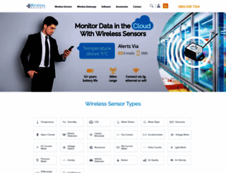 wireless-sensors.co.uk screenshot