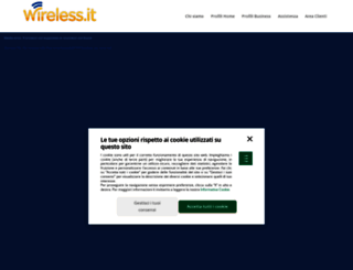wireless.clouditalia.com screenshot