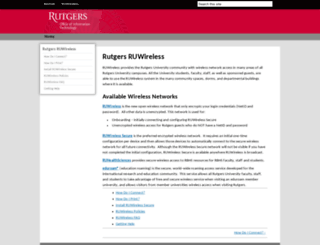 wireless.rutgers.edu screenshot