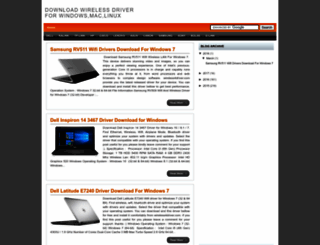 wireless4driver.com screenshot