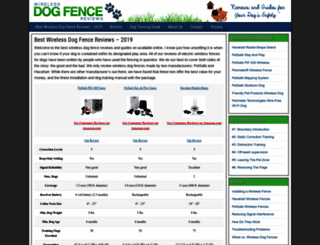 wirelessdogfencereviewsguide.com screenshot