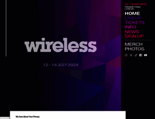 wirelessfestival.co.uk screenshot