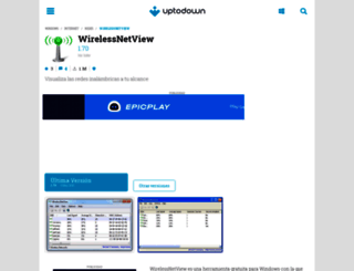 wirelessnetview.uptodown.com screenshot