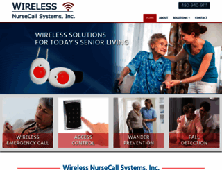 wirelessnursecallsystems.com screenshot