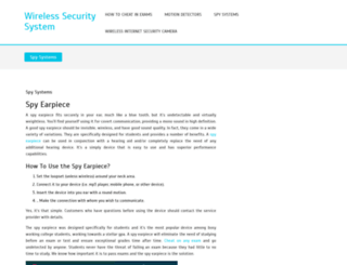 wirelesssecurity-system.com screenshot