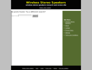 wirelessstereospeakers.net screenshot