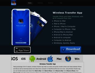 wirelesstransferapp.com screenshot