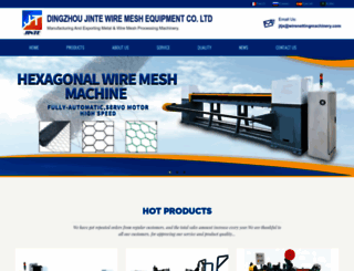 wirenettingmachinery.com screenshot