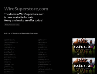wiresuperstore.com screenshot