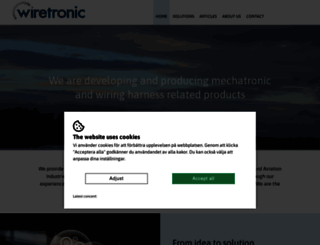 wiretronic.com screenshot