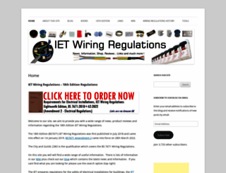 wiring-regulations.co.uk screenshot