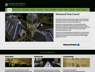 wirksworthtowncouncil.gov.uk screenshot