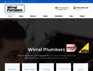 wirralplumbers.com screenshot