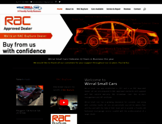wirralsmallcars.co.uk screenshot