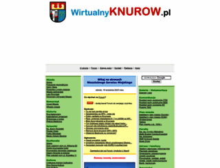 wirtualnyknurow.pl screenshot