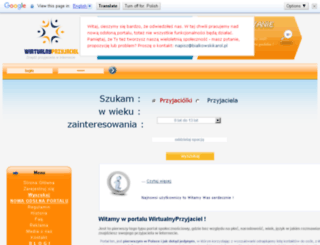 wirtualnyprzyjaciel.net.pl screenshot