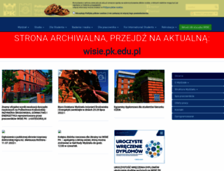 wis.pk.edu.pl screenshot