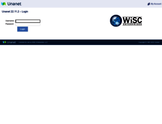 wiscenterprises.unanet.biz screenshot