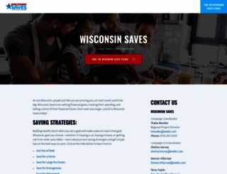 wisconsin-saves.org screenshot