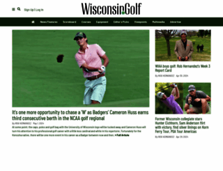 wisconsin.golf screenshot