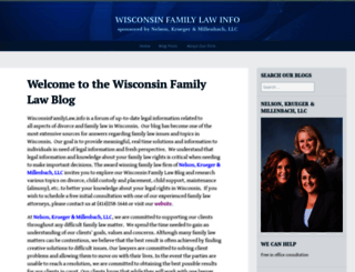 wisconsinfamilylaw.info screenshot