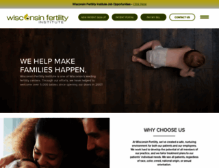 wisconsinfertility.com screenshot