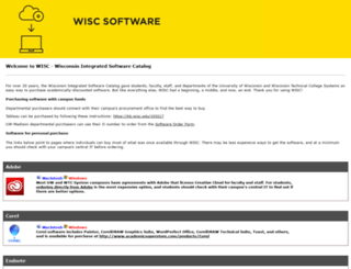 wiscsoftware.wisc.edu screenshot