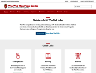 wiscweb.wisc.edu screenshot