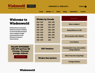 wisdenworld.com screenshot
