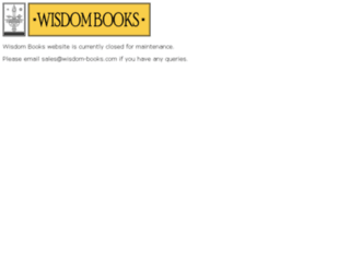 wisdom-books.com screenshot