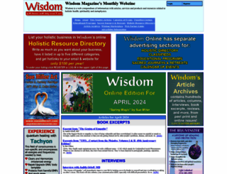 wisdom-magazine.com screenshot
