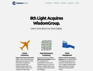 wisdomgroup.com screenshot