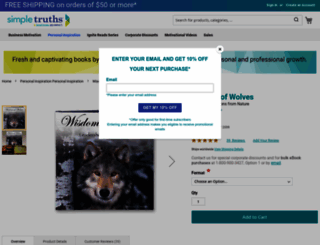 wisdomofwolves.com screenshot