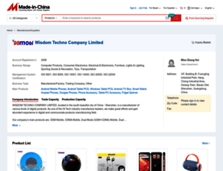 wisdomtechnophone.en.made-in-china.com screenshot
