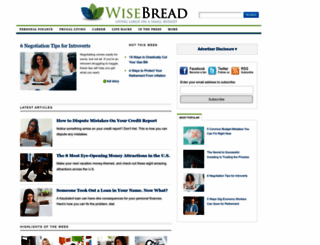 wisebread.com screenshot