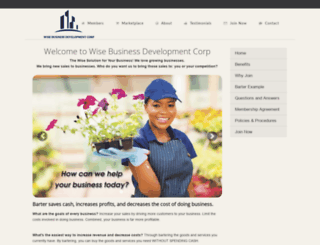 wisebusinessdevelopment.com screenshot