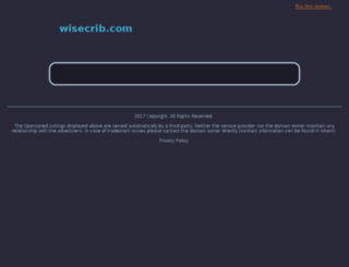 wisecrib.com screenshot