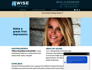 wisedentalcare.com screenshot