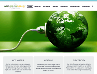 wisegreenenergy.co.uk screenshot