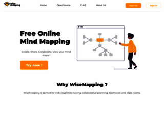 wisemapping.com screenshot