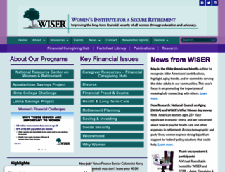 wiserwomen.org screenshot