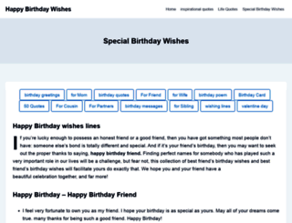 wishes-birthday.info screenshot