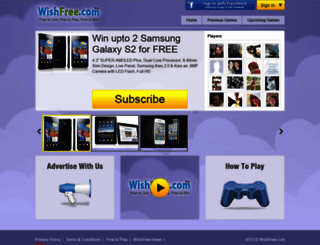 wishfree.com screenshot