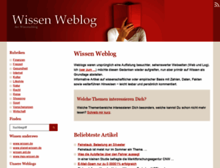wissen-weblog.de screenshot