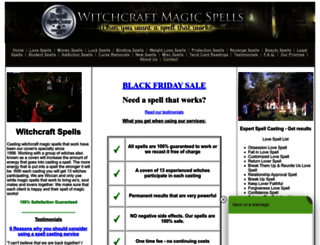 witchcraftmagicspells.org screenshot