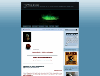 witchdoctor.wordpress.com screenshot