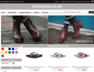 witchless.co.uk screenshot
