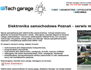 witech-garage.pl screenshot