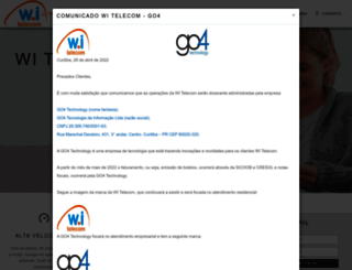 witelecom.com.br screenshot