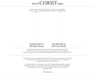 withchrist.org screenshot